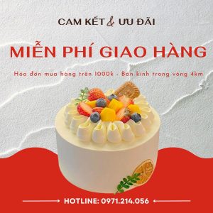 Cam Kết Và Ưu Đãi Ở Tiệm Bánh Kem Huyện An Biên Kiên Giang